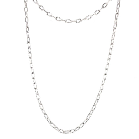 ELONGATED TRACE CHAIN 45CM -  Paddington Jeweller - Ojco