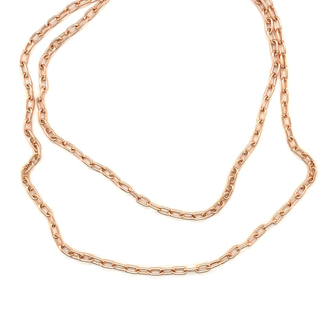 ELONGATED TRACE CHAIN 45CM -  Paddington Jeweller - Ojco