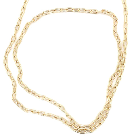 ELONGATED TRACE CHAIN 60CM -  Paddington Jeweller - Ojco