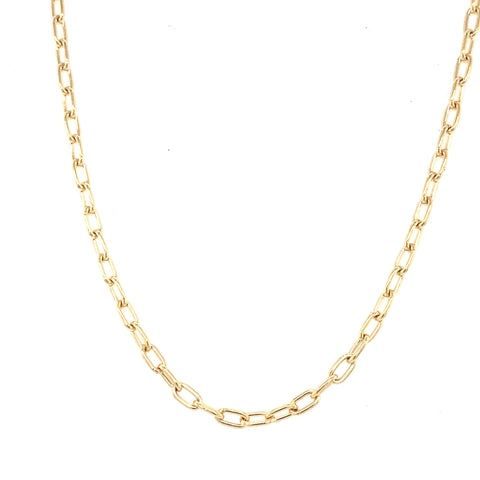 ELONGATED TRACE CHAIN 45CM -  Paddington Jeweller - Ojco