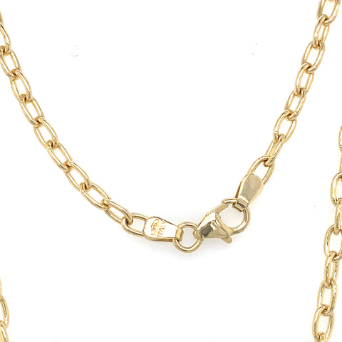 ELONGATED TRACE CHAIN - 3.1mm -  Paddington Jeweller - Ojco