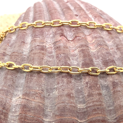 ELONGATED TRACE CHAIN - 3.1mm -  Paddington Jeweller - Ojco