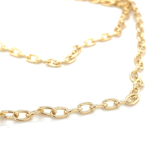 ELONGATED TRACE CHAIN - 3.1mm -  Paddington Jeweller - Ojco