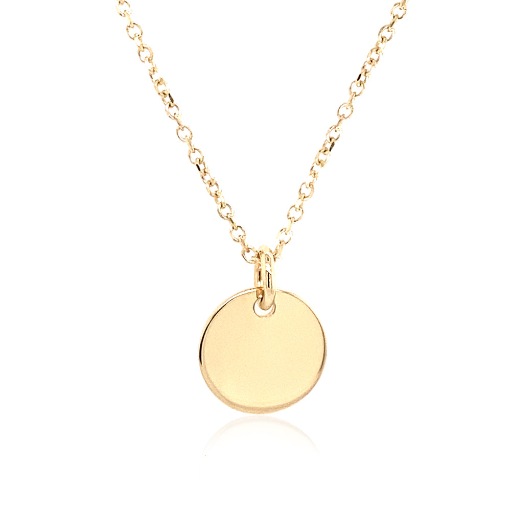 PLAIN CIRCLE DISC -  Paddington Jeweller - Ojco