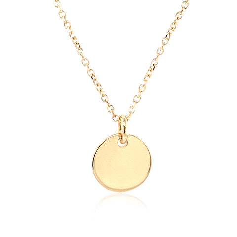 PLAIN CIRCLE DISC -  Paddington Jeweller - Ojco
