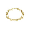 8mm Figaro Style Bracelet in 9kt Yellow Gold -Paddington Jeweller - OJ Co