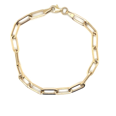 OBLONG TRACE BRACELET  -4.2MM -  Paddington Jeweller - Ojco