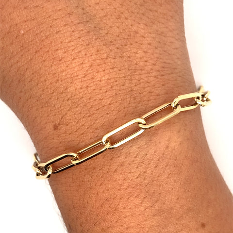 OBLONG TRACE BRACELET  -4.2MM -  Paddington Jeweller - Ojco