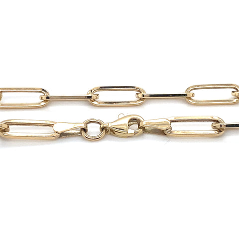 OBLONG TRACE BRACELET  -4.2MM -  Paddington Jeweller - Ojco