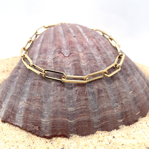OBLONG TRACE BRACELET  -4.2MM -  Paddington Jeweller - Ojco