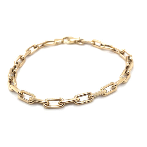 OBLONG TRACE BRACELET  -4.5MM -  Paddington Jeweller - Ojco