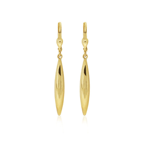 Continental Clip Drop Earrings in 9kt Yellow Gold -  Paddington Jeweller - OJ Co