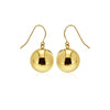 14mm Ball Drop Hook Earrings in 9kt Yellow Gold -Paddington Jeweller - OJ Co