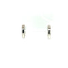 7x1.8mm Flat Huggie Earrings in 9kt White Gold -Paddington Jeweller - OJ Co