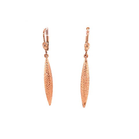 Polished Marquise Drop Continental Clip Earrings in 9kt Rose Gold -  Paddington Jeweller - OJ Co