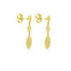 Triple Circle Drop Earrings in 9kt Yellow Gold -Paddington Jeweller - OJ Co