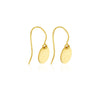Circle Disc Hook Earrings in 9kt Yellow Gold -Paddington Jeweller - OJ Co