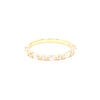 Custom made - Lisa Cooke - Diamond band 9KYG, TDW=0.245ct (5 x MQ,6 x RB) -Paddington Jeweller - OJ Co
