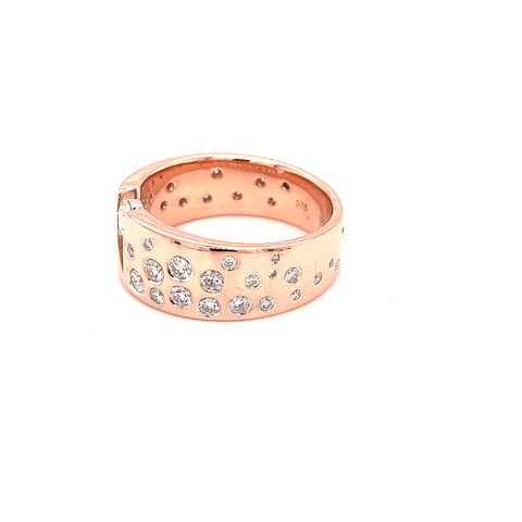 Custom made for Maggie - 9K Rose and White Gold diamond ring in 740532_ -  Paddington Jeweller - OJ Co