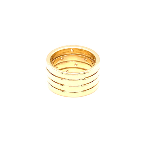 Custom Made  for Dianne - 9kt yellow  gold diamond dress ring  ( customer diamonds ) -  Paddington Jeweller - OJ Co