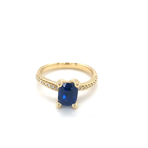 Leila Sapphire Ring  -CM -  Paddington Jeweller - Ojco
