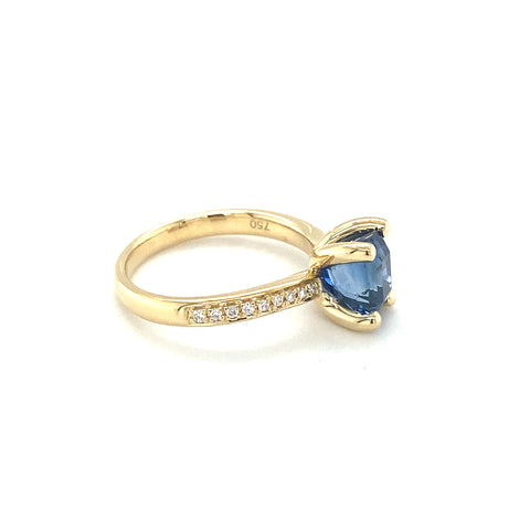 Leila Sapphire Ring  -CM -  Paddington Jeweller - Ojco