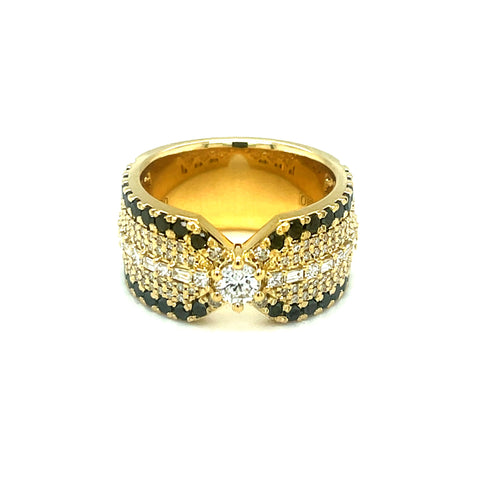 Custom Made for Jamel - Diamond Cocktail Ring_All stones (except melee for micro-pave) provided by customer -  Paddington Jeweller - Ojco