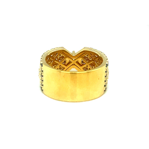Custom Made for Jamel - Diamond Cocktail Ring_All stones (except melee for micro-pave) provided by customer -  Paddington Jeweller - Ojco