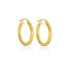 15mm Plain Hoop Earrings in 9kt Yellow Gold -Paddington Jeweller - OJ Co