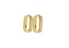 9kt Yellow Gold 12x2.7mm Oblong Shape Huggies -Paddington Jeweller - Ojco