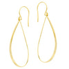 9kt Yellow Gold Shepherd Hook Tear Drop Earrings -Paddington Jeweller - OJ Co
