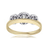 CARINA - 1.00ct Diamond Round Cluster Engagement Ring -Paddington Jeweller - OJ Co