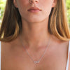 JULIETTA - 0.11ct Diamond Infinity Necklace -Paddington Jeweller - OJ Co