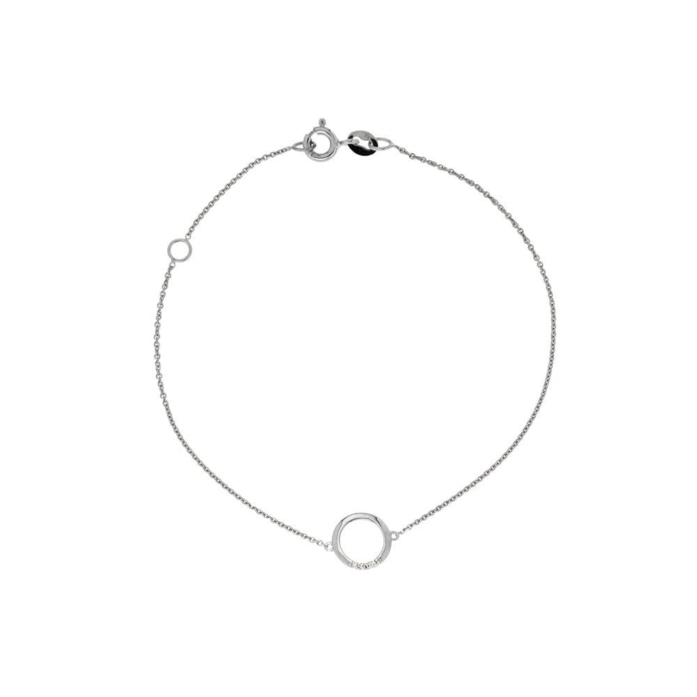 ARIANA - 0.01ct Diamond Circle of Life Bracelet -  Paddington Jeweller - OJ Co