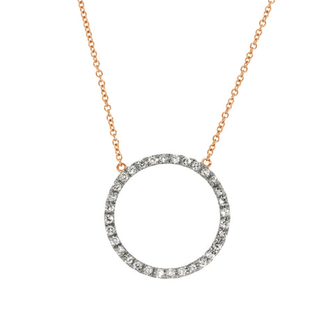 ANASTASIA - 0.25ct Diamond Circle of Life Necklace -  Paddington Jeweller - OJ Co