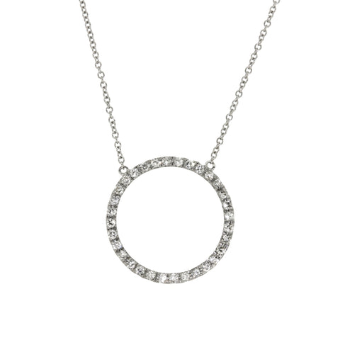 ANASTASIA - 0.25ct Diamond Circle of Life Necklace -  Paddington Jeweller - OJ Co