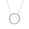ANASTASIA - 0.25ct Diamond Circle of Life Necklace -Paddington Jeweller - OJ Co