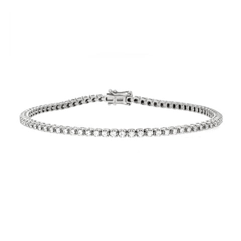 ODILIA - 1.00ct Claw Set Diamond Tennis Bracelet -  Paddington Jeweller - OJ Co