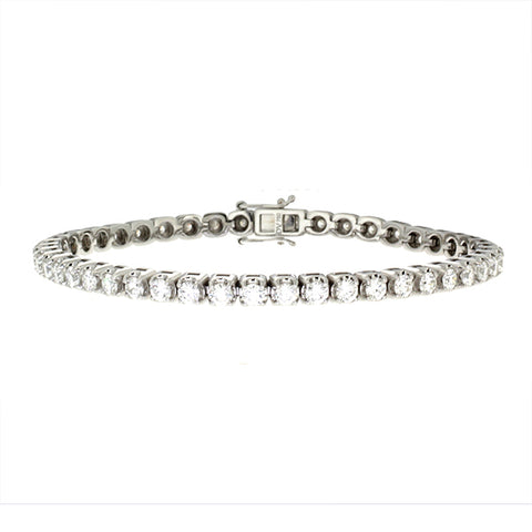 Custom made for Barbara - 1.025ct Diamond bracelet in 9kt white gold -  Paddington Jeweller - OJ Co