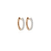RACHEL - 0.15ct Diamond Round Huggie Earrings -Paddington Jeweller - OJ Co