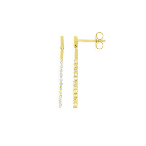 OCTAVIA - 0.34ct Diamond Drop Earrings -  Paddington Jeweller - OJ Co
