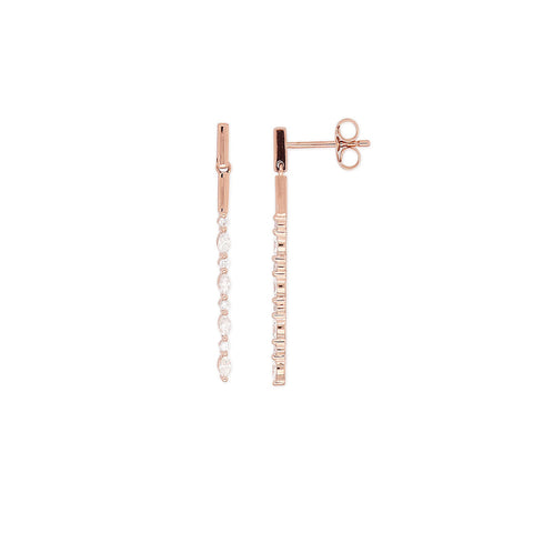 EVERLY - 0.34ct Diamond Drop Earrings -  Paddington Jeweller - OJ Co