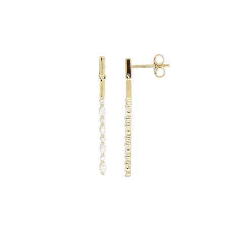 EVERLY - 0.34ct Diamond Drop Earrings -  Paddington Jeweller - OJ Co