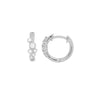 WILLA - 0.10ct Diamond Huggie Earrings -Paddington Jeweller - OJ Co