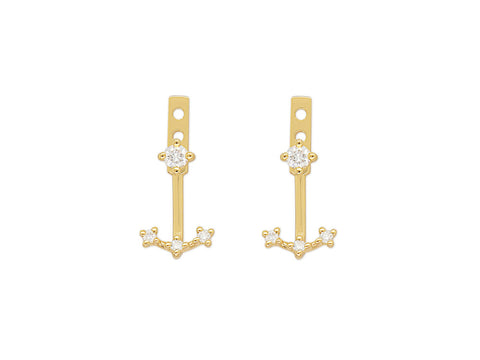Echo Collection - Little Swinger Studs -  Paddington Jeweller - Ojco