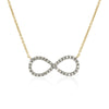 JULIETTA - 0.11ct Diamond Infinity Necklace -Paddington Jeweller - OJ Co