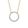NADINE - 0.10ct Circle of Life Diamond Necklace -Paddington Jeweller - OJ Co