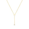 CATALINA - 0.02ct Diamond Drop Necklace -Paddington Jeweller - OJ Co