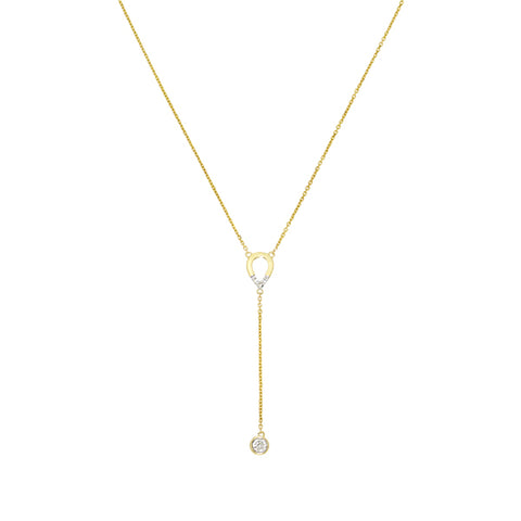 CATALINA - 0.02ct Diamond Drop Necklace -  Paddington Jeweller - OJ Co