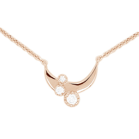 WAVELYN - 0.03ct White Diamond Petite Necklace -  Paddington Jeweller - OJ Co